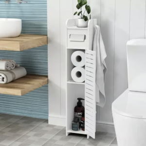 Soporte Papel WC Pie Blanco para Chile – ChickShop. Soporte de papel higiénico de pie color blanco ChickShop Chile.