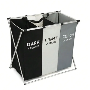 Cesta Separar Ropa para Chile – ChickShop. Cesta para ropa sucia con separadores de colores ChickShop Chile.
