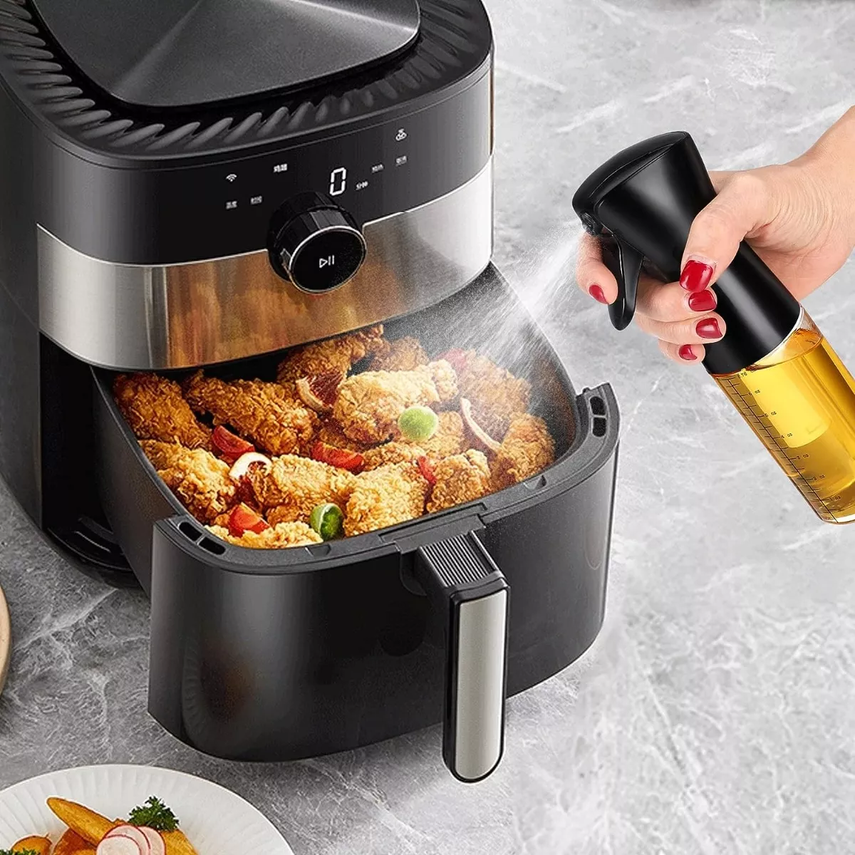 Pack de 2 rociadores para aceite y vinagre ChickShop Chile.