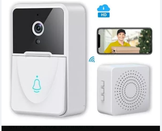 Timbre con cámara de seguridad para puerta ChickShop Chile.