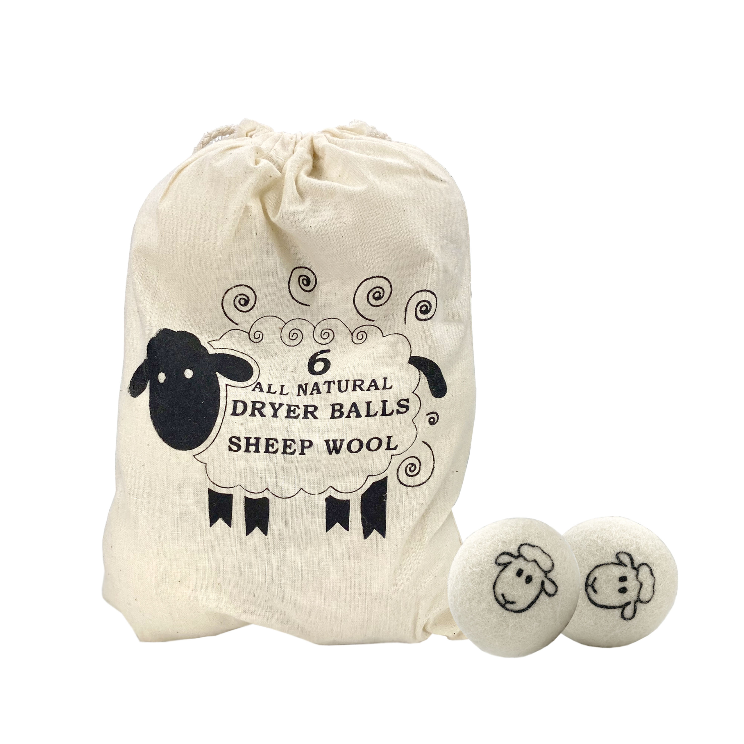 Pack de 6 bolas para lavado de ropa ChickShop Chile.