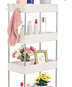 Estante 4 Niveles Ruedas para Chile – ChickShop. Estante organizador de 4 niveles con ruedas ChickShop Chile.