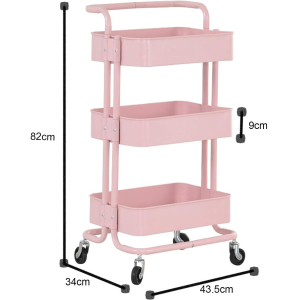 Carro Estante Modular con Base para Chile – ChickShop. Carro Estante Modular con Base - ¡Organización Robusta y Versátil en ChickShop Chile!