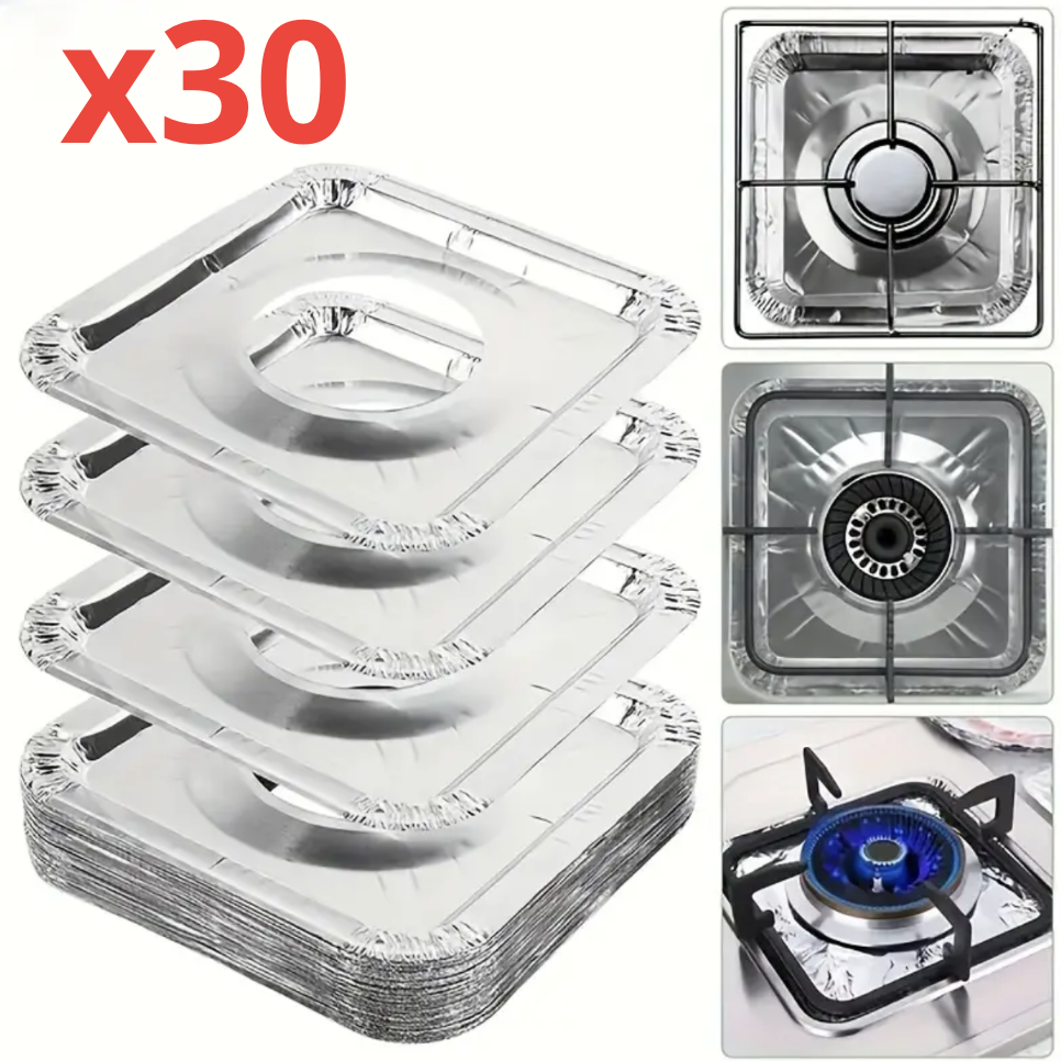 Protector de aluminio desechable para hornillas ChickShop Chile.