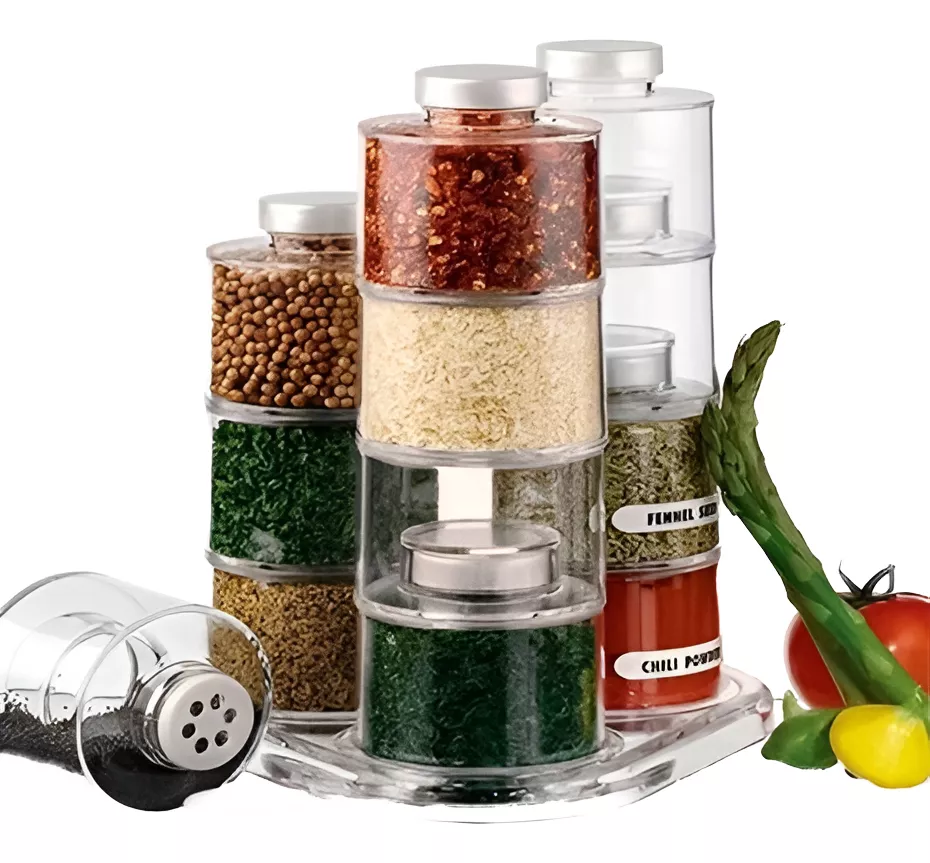 Organizador especiero modular de acrílico para cocina ChickShop Chile.