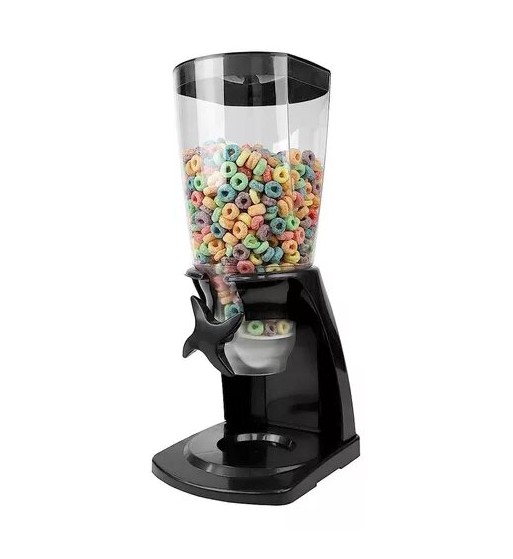 Dispensador de cereal de mesa simple para desayunos ChickShop Chile.